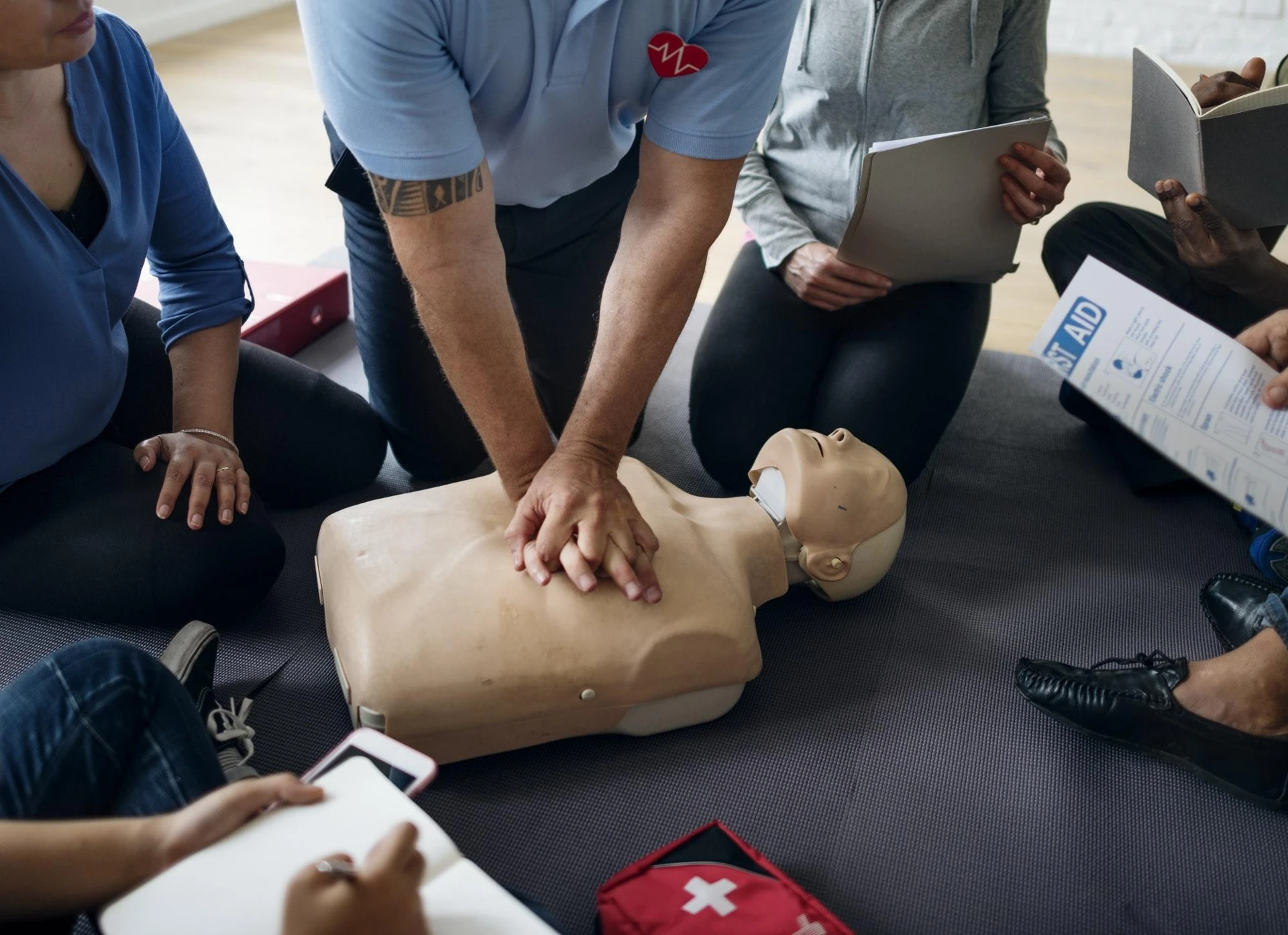 Symbolfoto eines Erste-Hilfe-Trainings