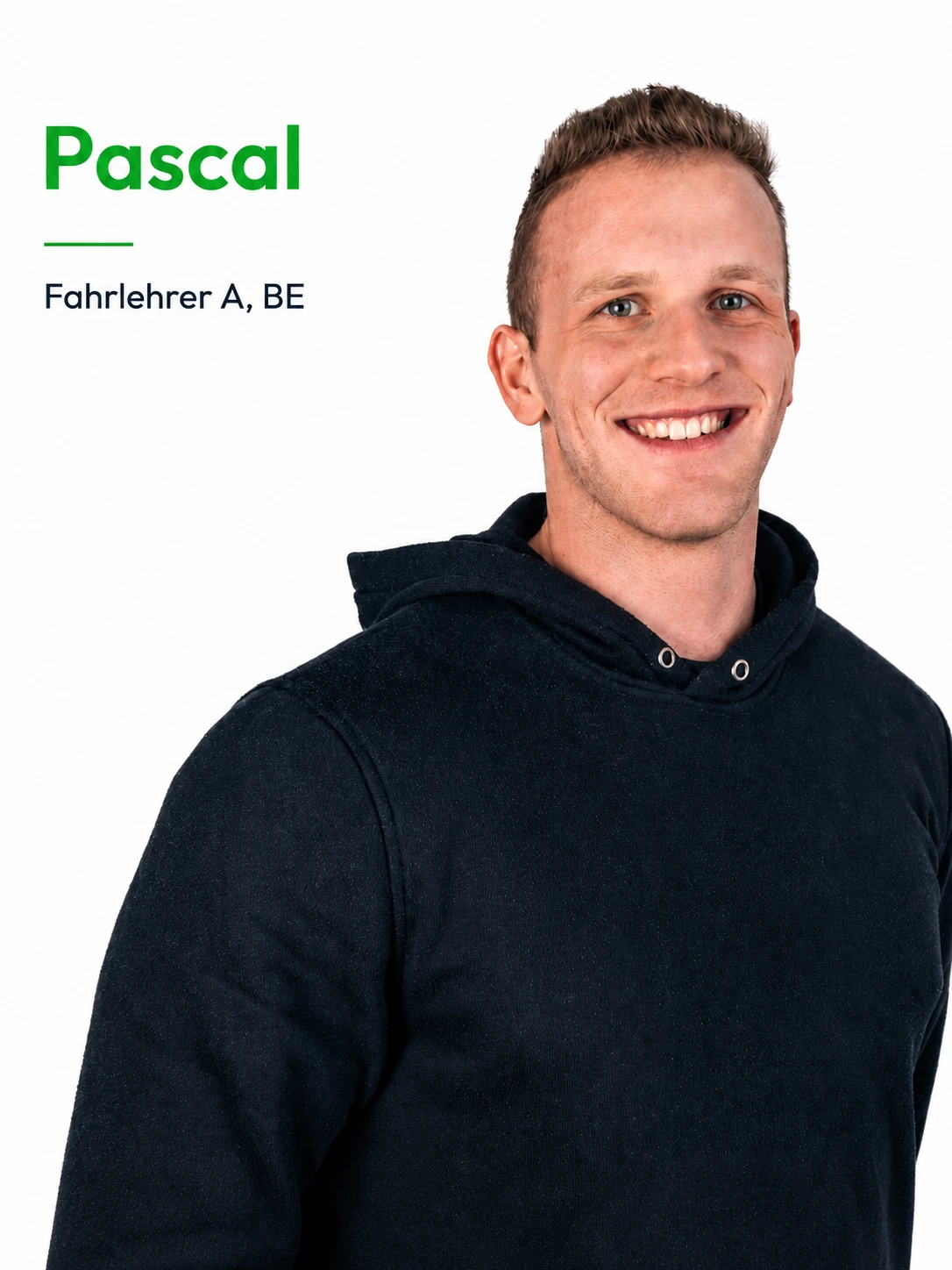 Teamkarte von Pascal – Fahrlehrer – A, BE